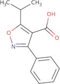 5-Isopropyl-3-phenylisoxazole-4-carboxylic acid