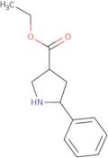 5-Phenyl-pyrrolidine-3-carboxylic acid ethyl ester