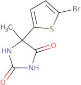 5-(5-Bromothiophen-2-yl)-5-methylimidazolidine-2,4-dione