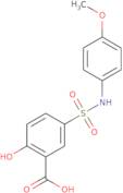 2-Hydroxy-5-[(4-methoxyphenyl)sulfamoyl]benzoic acid