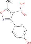 3-(4-Hydroxyphenyl)-5-methylisoxazole-4-carboxylic Acid