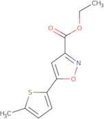 Ethyl 5-(5-methyl-2-thienyl)isoxazole-3-carboxylate