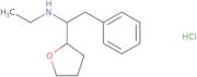 Ethyl[1-(oxolan-2-yl)-2-phenylethyl]amine hydrochloride