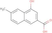 4-Hydroxy-6-methylnaphthalene-2-carboxylic acid