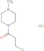 3-Chloro-1-(4-methylpiperazin-1-yl)propan-1-one hydrochloride