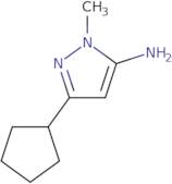 3-Cyclopentyl-1-methyl-1H-pyrazol-5-amine