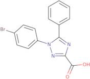 1-(4-Bromophenyl)-5-phenyl-1H-1,2,4-triazole-3-carboxylic acid