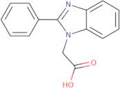2-(2-Phenyl-1H-1,3-benzodiazol-1-yl)acetic acid