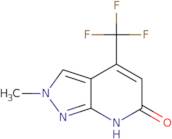 2-Methyl-4-(trifluoromethyl)-2,7-dihydro-6H-pyrazolo[3,4-b]pyridin-6-one