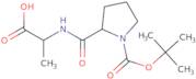 (R)-2-((S)-1-(tert-Butoxycarbonyl)pyrrolidine-2-carboxamido)propanoic acid