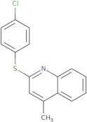 2-[(4-Chlorophenyl)sulfanyl]-4-methylquinoline