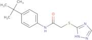 N-tert-Butylphenyl)-2-(1H-1,2,4-triazol-3-ylsulfanyl)acetamide