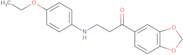 1-(2H-1,3-Benzodioxol-5-yl)-3-[(4-ethoxyphenyl)amino]propan-1-one