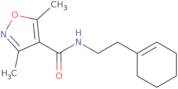 N-[2-(Cyclohex-1-en-1-yl)ethyl]-3,5-dimethyl-1,2-oxazole-4-carboxamide