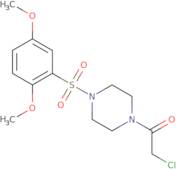 2-Chloro-1-[4-(2,5-dimethoxybenzenesulfonyl)piperazin-1-yl]ethan-1-one