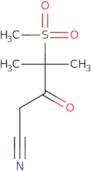 4-Methanesulfonyl-4-methyl-3-oxopentanenitrile