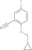 2-(Cyclopropylmethoxy)-5-fluorobenzonitrile