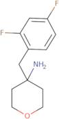 4-[(2,4-Difluorophenyl)methyl]oxan-4-amine