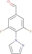 3,5-Difluoro-4-pyrazol-1-ylbenzaldehyde