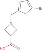 1-[(5-Bromothiophen-2-yl)methyl]azetidine-3-carboxylic acid