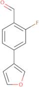 2-Fluoro-4-(furan-3-yl)benzaldehyde