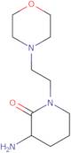3-Amino-1-[2-(morpholin-4-yl)ethyl]piperidin-2-one