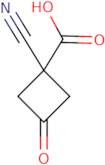 1-Cyano-3-oxocyclobutane-1-carboxylic acid