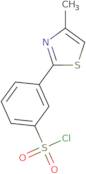 3-(4-Methyl-1,3-thiazol-2-yl)benzene-1-sulfonyl chloride