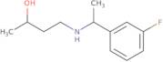 4-{[1-(3-Fluorophenyl)ethyl]amino}butan-2-ol