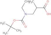 3-{[(tert-Butoxy)carbonyl](ethyl)amino}-2-methylpropanoic acid