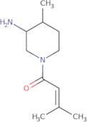 1-(3-Amino-4-methylpiperidin-1-yl)-3-methylbut-2-en-1-one