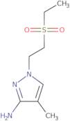 1-[2-(Ethanesulfonyl)ethyl]-4-methyl-1H-pyrazol-3-amine