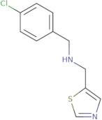 [(4-Chlorophenyl)methyl](1,3-thiazol-5-ylmethyl)amine