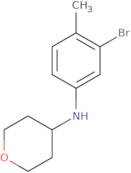 N-(3-Bromo-4-methylphenyl)oxan-4-amine