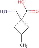 1-(Aminomethyl)-3-methylcyclobutane-1-carboxylic acid