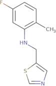 5-Fluoro-2-methyl-N-(1,3-thiazol-5-ylmethyl)aniline