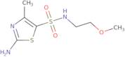 2-Amino-N-(2-methoxyethyl)-4-methylthiazole-5-sulfonamide