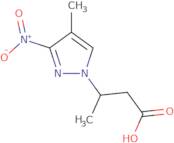 3-(4-Methyl-3-nitro-1H-pyrazol-1-yl)butanoic acid