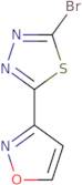 2-Bromo-5-(1,2-oxazol-3-yl)-1,3,4-thiadiazole