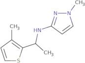 1-Methyl-N-[1-(3-methylthiophen-2-yl)ethyl]pyrazol-3-amine