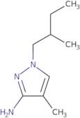 4-Methyl-1-(2-methylbutyl)-1H-pyrazol-3-amine