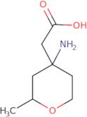 2-(4-Amino-2-methyloxan-4-yl)acetic acid