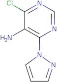 4-chloro-6-(1H-pyrazol-1-yl)pyrimidin-5-amine