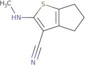 2-(Methylamino)-4H,5H,6H-cyclopenta[b]thiophene-3-carbonitrile