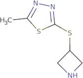 2-(Azetidin-3-ylsulfanyl)-5-methyl-1,3,4-thiadiazole