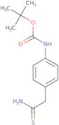 tert-Butyl N-[4-(carbamothioylmethyl)phenyl]carbamate