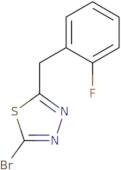 2-Bromo-5-[(2-fluorophenyl)methyl]-1,3,4-thiadiazole