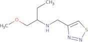 1-Methoxy-N-(thiadiazol-4-ylmethyl)butan-2-amine