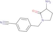 4-[(3-Amino-2-oxopyrrolidin-1-yl)methyl]benzonitrile