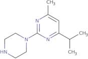 4-Methyl-2-(piperazin-1-yl)-6-(propan-2-yl)pyrimidine